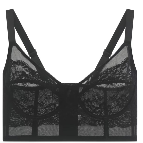 Elegant Black Lace Bralette - Picture 1 of 2